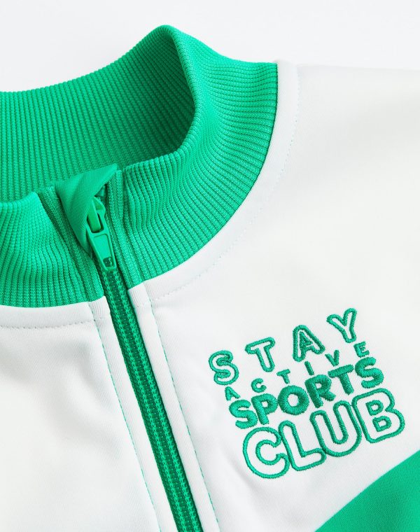 Block coloured track jacket - Image 3